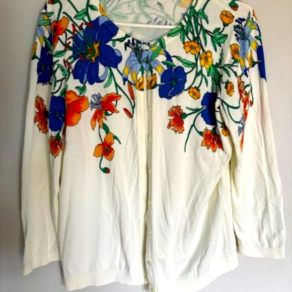 Talbots Sweaters - 🌹🌼 Talbots colorful cardigan 🌼🌹